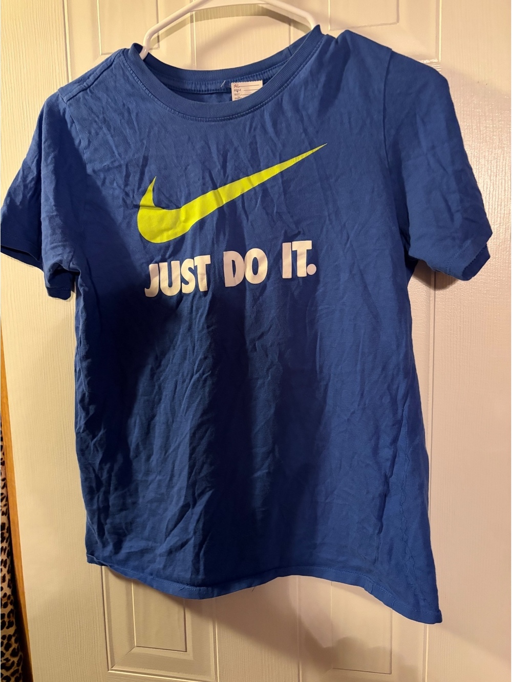 Nike The Nike Tee Blue XL Athletic Cut T-Shirt